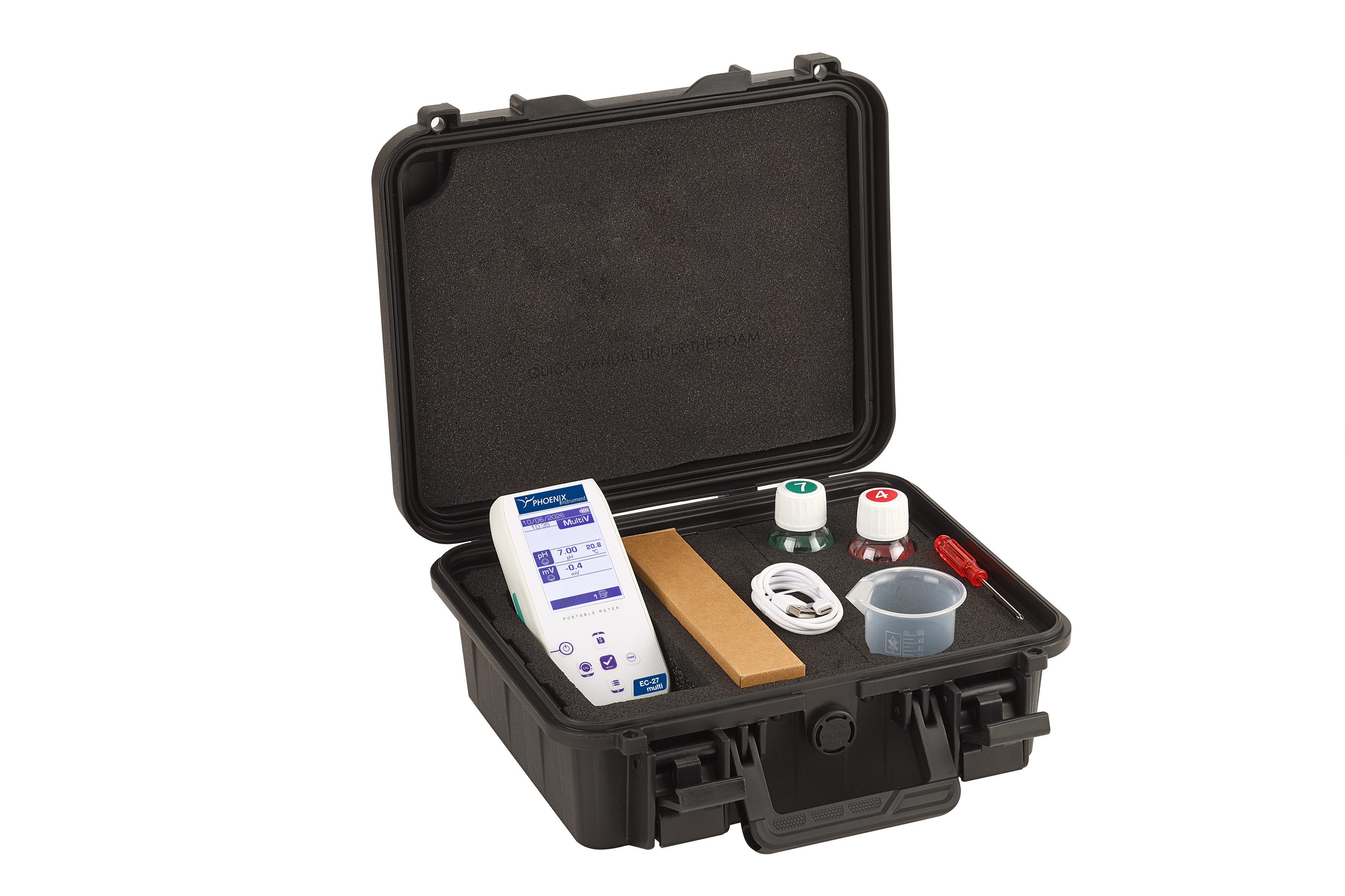 Portable cond.-meter kit with cond.-cell EPT 4